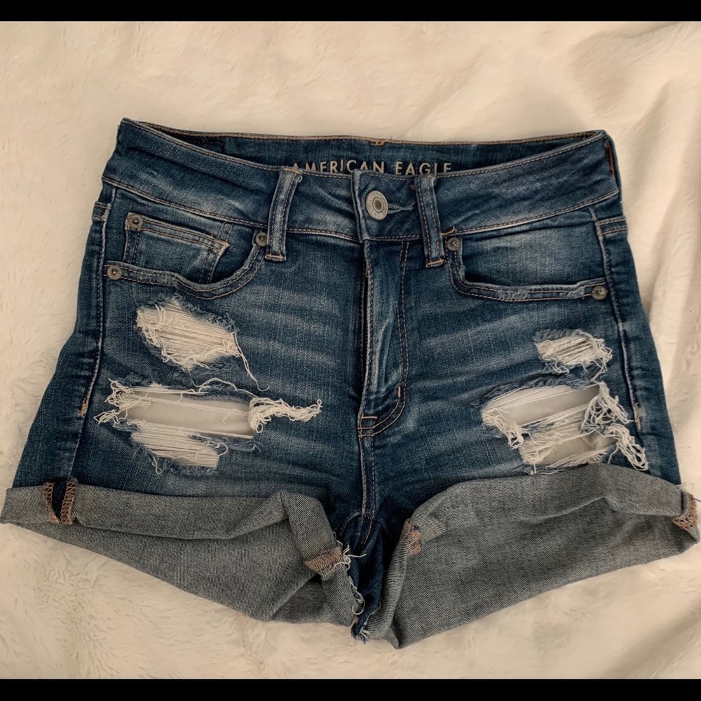 American eagle jean shorts